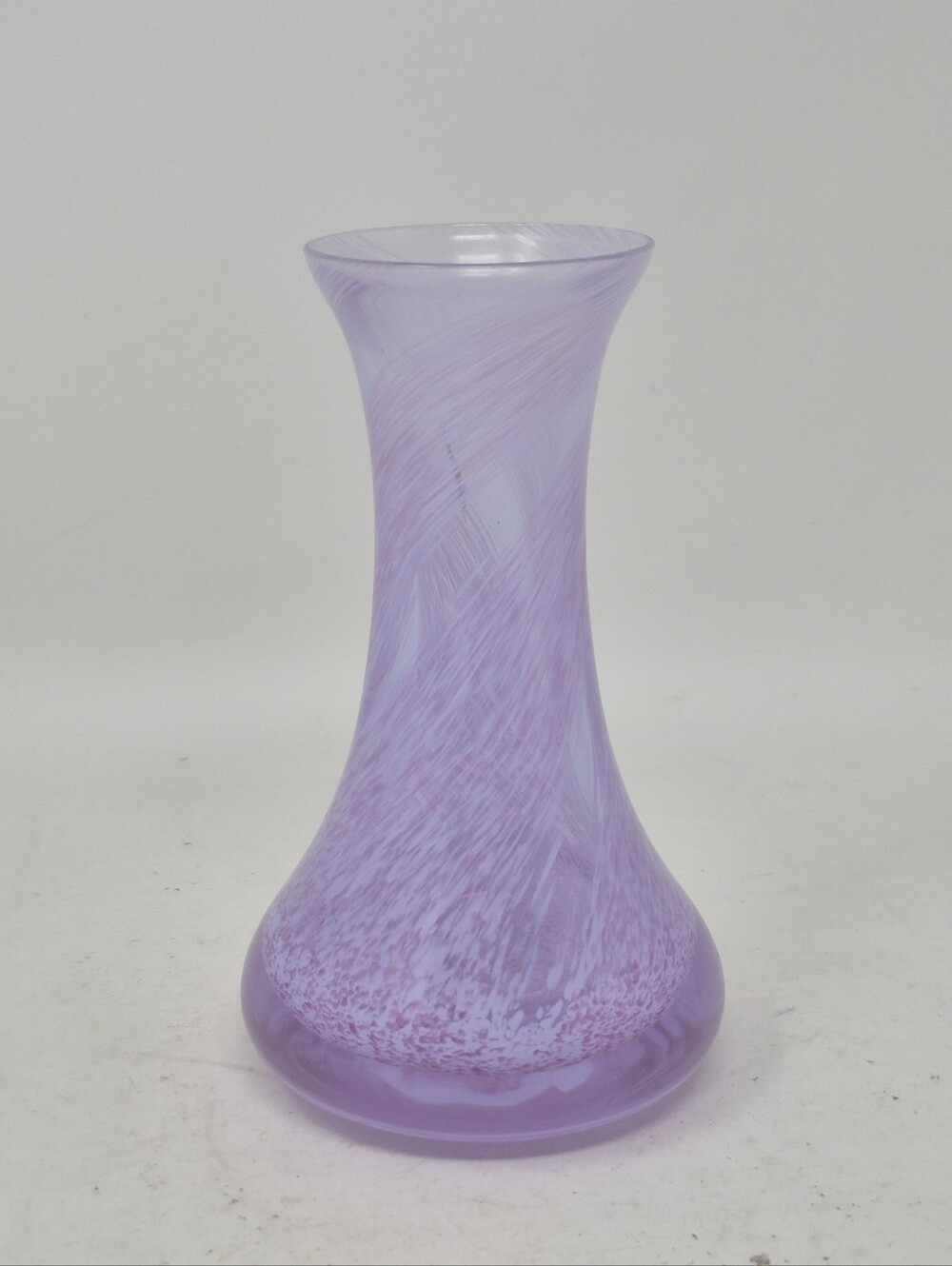 CAITHNESS SCOTLAND CRYSTAL NEODYMIUM GLASS VASE